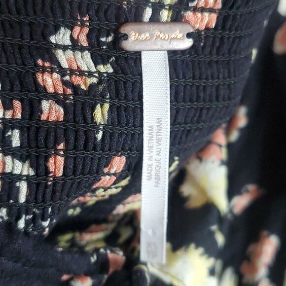 Free People Hilary Printed Blouse Size XS - Picture 5 of 8